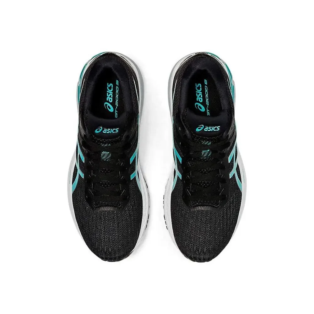ASICS GT-2000 9 Women's Running shoes Black/Techno Cyan 10.5 D - Wide